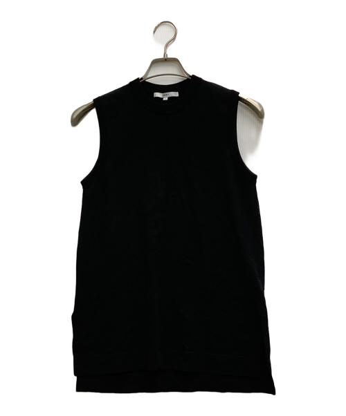 UN3D.（アンスリード）UN3D. (アンスリード) ノースリーブニット ブラック サイズ:FREEの古着・服飾アイテム