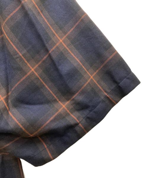 doublet（ダブレット）doublet (ダブレット) KEY PERSON EMBROIDERY SHIRT ネイビー×オレンジ サイズ:Ⅼの古着・服飾アイテム