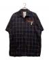 doublet（ダブレット）の古着「KEY PERSON EMBROIDERY SHIRT」｜ネイビー×オレンジ