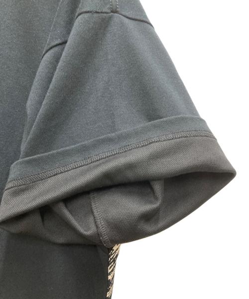 New Era（ニューエラ）New Era (ニューエラ) Yohji Yamamoto pour homme (ヨウジヤマモト プールオム) CROW PRINT ROUND HEM SHORT SLEEVES TEE ブラック サイズ:XLの古着・服飾アイテム