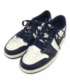 NIKEナイキ）の古着「AIR JORDAN 1 RETRO LOW OG」｜ネイビー×ホワイト
