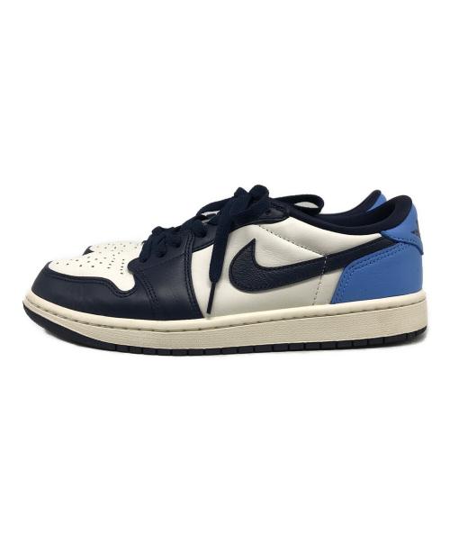 NIKE（ナイキ）NIKE (ナイキ) AIR JORDAN 1 RETRO LOW OG ネイビー×ホワイト サイズ:US 8 1/2の古着・服飾アイテム