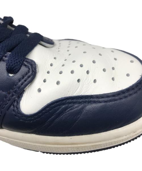 NIKE（ナイキ）NIKE (ナイキ) AIR JORDAN 1 RETRO LOW OG ネイビー×ホワイト サイズ:US 8 1/2の古着・服飾アイテム