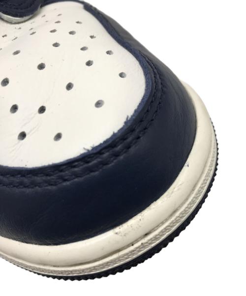 NIKE（ナイキ）NIKE (ナイキ) AIR JORDAN 1 RETRO LOW OG ネイビー×ホワイト サイズ:US 8 1/2の古着・服飾アイテム