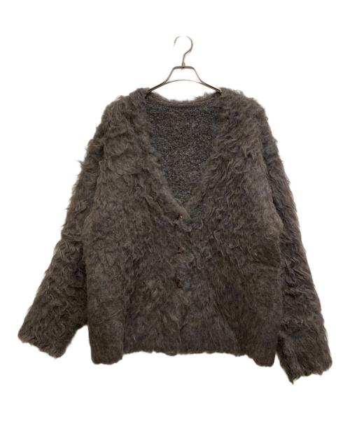 TODAYFUL（トゥデイフル）TODAYFUL (トゥデイフル) Brashed Mix Cardigan グレー サイズ:freeの古着・服飾アイテム