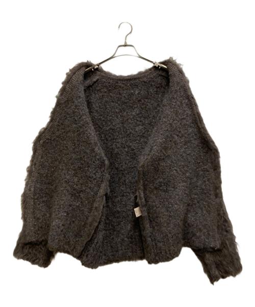 TODAYFUL（トゥデイフル）TODAYFUL (トゥデイフル) Brashed Mix Cardigan グレー サイズ:freeの古着・服飾アイテム