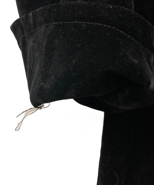 HER LIP TO（ハーリップトゥ）HER LIP TO (ハーリップトゥ) Embroidered Velour Midi Dress ブラック サイズ:Mの古着・服飾アイテム