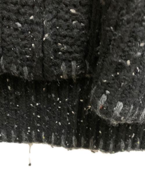 son of the cheese（（サノバチーズ））SON OF THE CHEESE (（サノバチーズ）) 27 COWICHAN SWEATER ブラック サイズ:Lの古着・服飾アイテム