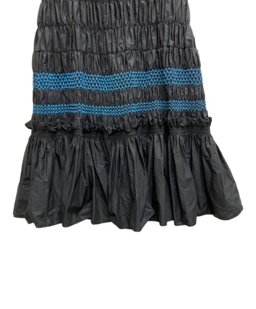 ENFOLD（エンフォルド）ENFOLD (エンフォルド) SOMELOS スモッキングSKIRT ブラック サイズ:38の古着・服飾アイテム