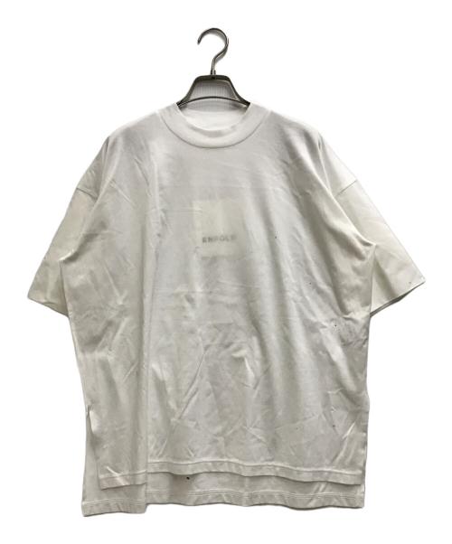 ENFOLD（エンフォルド）ENFOLD (エンフォルド) HIGH-NECK SHIRT-SLEEVE T-SHIRT ホワイト サイズ:38の古着・服飾アイテム
