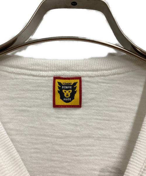 HUMAN MADE（ヒューマンメイド）HUMAN MADE (ヒューマンメイド) POCKET T-SHIRT ホワイト サイズ:XLの古着・服飾アイテム