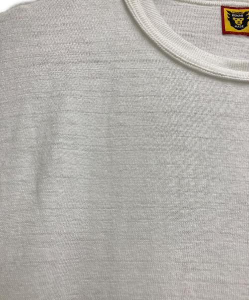 HUMAN MADE（ヒューマンメイド）HUMAN MADE (ヒューマンメイド) POCKET T-SHIRT ホワイト サイズ:XLの古着・服飾アイテム