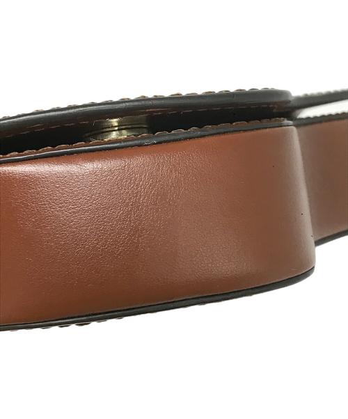 BALLEN（バレン）BALLEN (バレン) レザーフラップショルダーバッグ ブラウンの古着・服飾アイテム