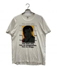 COMME des GARCONS SHIRT（コムデギャルソンシャツ）の古着「Andy Warhol コットンプリントクルーネックS/Sカットソー」｜ホワイト