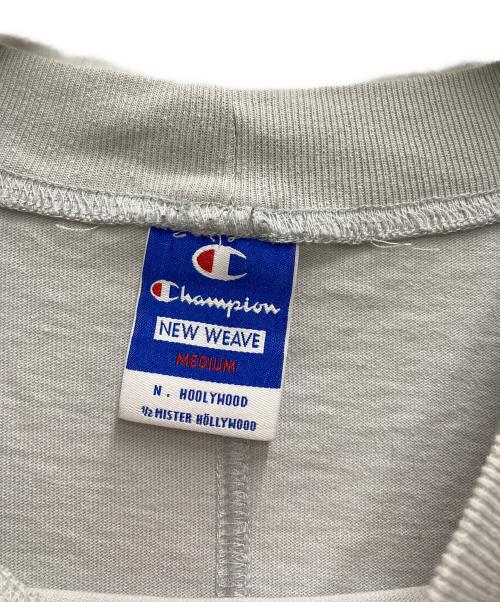 Champion（チャンピオン）Champion (チャンピオン) N.HOOLYWOOD (エヌ ハリウッド) CREWNECK T-SHIRT ライトグレー サイズ:Ⅿの古着・服飾アイテム