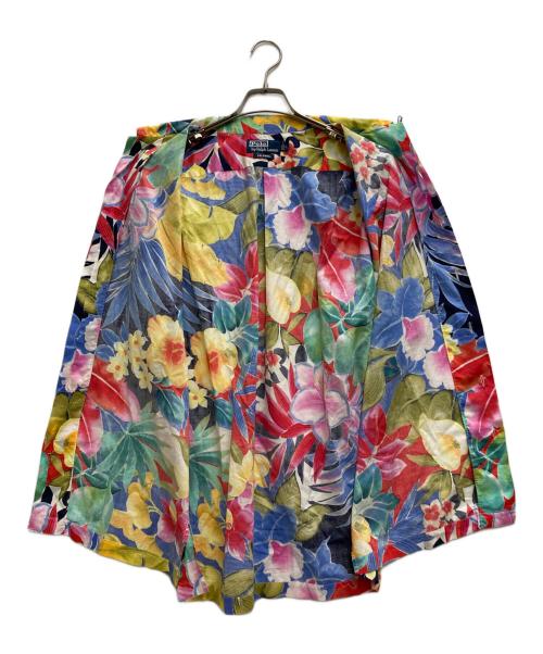 POLO RALPH LAUREN（ポロ・ラルフローレン）POLO RALPH LAUREN (ポロ・ラルフローレン) 90`Sハイビスカス柄アロハシャツ マルチカラー サイズ:Lの古着・服飾アイテム