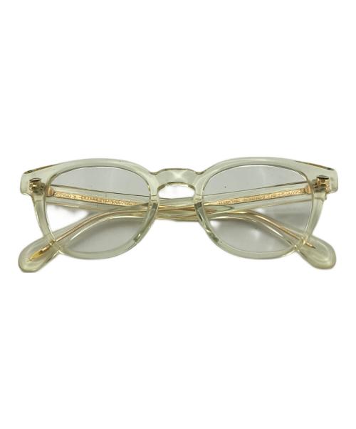 OLIVER PEOPLES（オリバーピープルズ）OLIVER PEOPLES (オリバーピープルズ) 眼鏡 SHELDRAKE－J ベージュ サイズ:47□22-140の古着・服飾アイテム