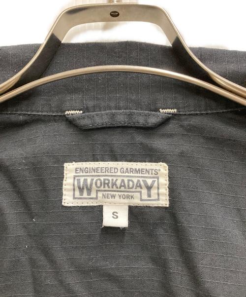 Engineered Garments WORKADAY（エンジニアドガーメンツ ワーカーデイ）Engineered Garments WORKADAY (エンジニアドガーメンツ ワーカーデイ) リップストップカバーオール ブラック サイズ:Sの古着・服飾アイテム