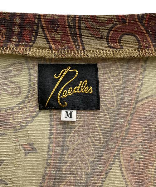 Needles（ニードルズ）Needles (ニードルズ) V Neck Cardigan Poly Mesh ブラウン サイズ:Ⅿの古着・服飾アイテム