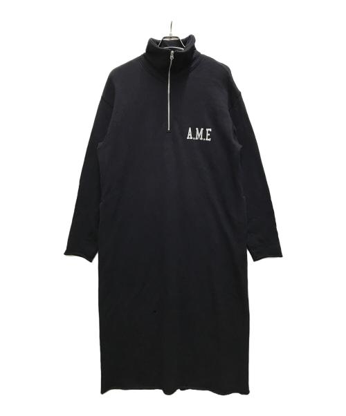 L'appartement（アパルトモン）L'Appartement (アパルトモン) Americana (アメリカーナ) Half Zip Sweat Onepiece ネイビー サイズ:不明の古着・服飾アイテム