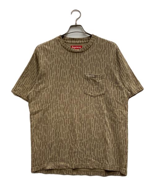 SUPREME（シュプリーム）Supreme (シュプリーム) S/S Pocket Tee Tan Raindrop ベージュ サイズ:Sの古着・服飾アイテム