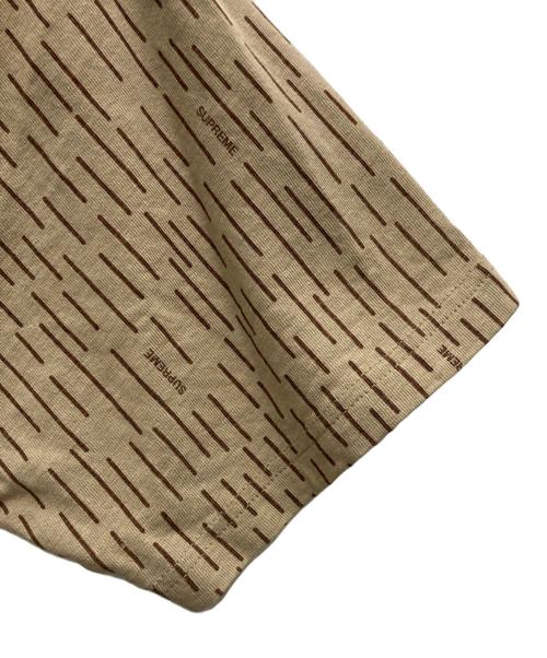 SUPREME（シュプリーム）Supreme (シュプリーム) S/S Pocket Tee Tan Raindrop ベージュ サイズ:Sの古着・服飾アイテム