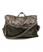 PORTER LUGGAGE LABELポーター ラゲッジレーベル）の古着「OLDNEW NEWSPAPER BAG(L)」｜グレー