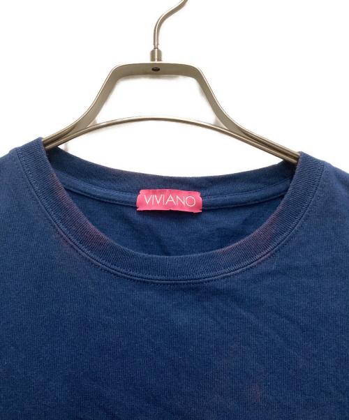 VIVIANO（ヴィヴィアーノ）VIVIANO (ヴィヴィアーノ) Volume Tulle T-shirt ネイビー サイズ:Ⅿの古着・服飾アイテム
