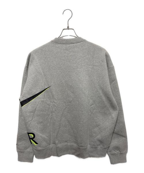 NIKE（ナイキ）NIKE (ナイキ) KIM JONES (キムジョーンズ) クルーネックスウェット グレー サイズ:XLの古着・服飾アイテム
