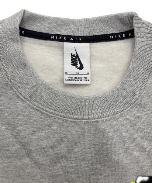 NIKE（ナイキ）NIKE (ナイキ) KIM JONES (キムジョーンズ) クルーネックスウェット グレー サイズ:XLの古着・服飾アイテム