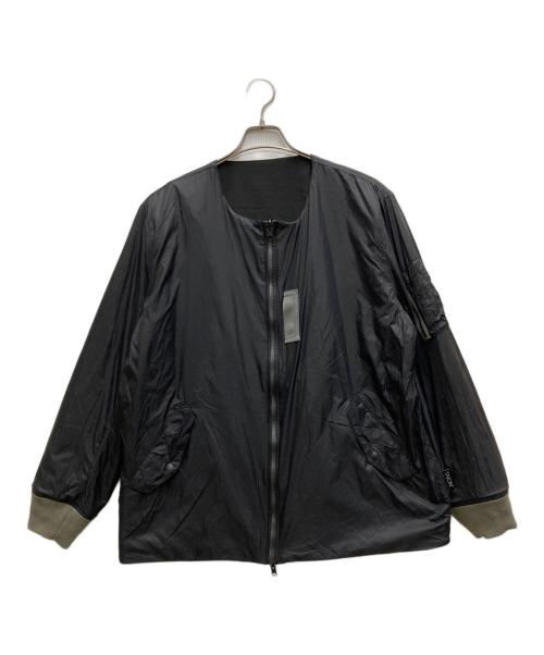 TAION（タイオン）TAION (タイオン) ノーカラーリバーシブルジャケット ブラック サイズ:Ⅼの古着・服飾アイテム