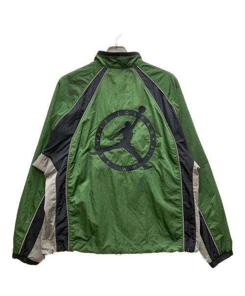 OFFWHITE（オフホワイト）OFFWHITE (オフホワイト) NIKE (ナイキ) JORDAN BRAND AS M J OW TRK JKT グリーン サイズ:XLの古着・服飾アイテム