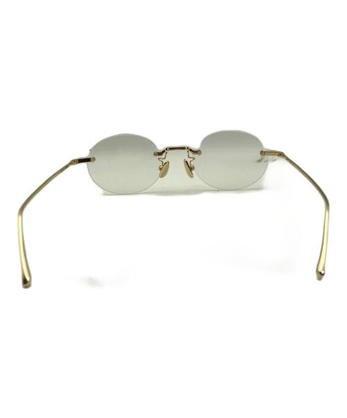 A.D.S.R.（エーディーエスアール）A.D.S.R. (エーディーエスアール) リムレスオーバルアイウェア クリアの古着・服飾アイテム