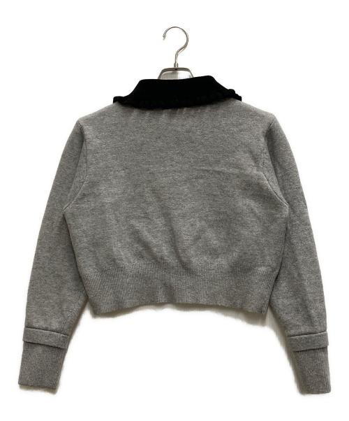 Sandro（サンドロ）Sandro (サンドロ) 襟付きカーディガン グレー サイズ:不明の古着・服飾アイテム