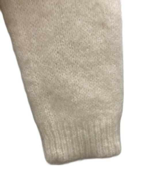 SEZANE（セザンヌ）SEZANE (セザンヌ) モヘアレースカーディガン ホワイト サイズ:XSの古着・服飾アイテム