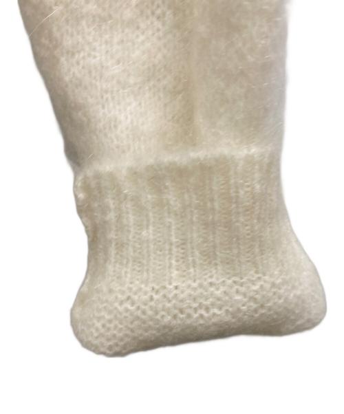 SEZANE（セザンヌ）SEZANE (セザンヌ) モヘアレースカーディガン ホワイト サイズ:XSの古着・服飾アイテム