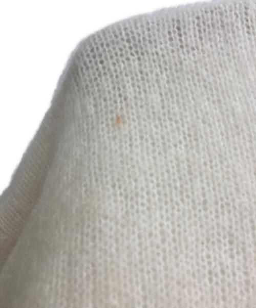 SEZANE（セザンヌ）SEZANE (セザンヌ) モヘアレースカーディガン ホワイト サイズ:XSの古着・服飾アイテム