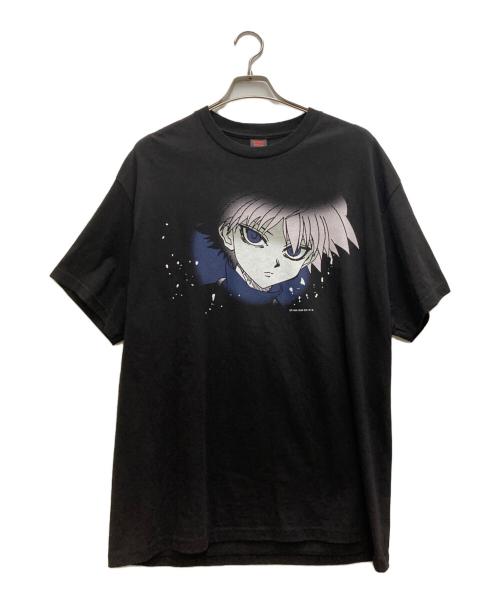 HUNTER×HUNTER（ハンター×ハンター）HUNTER×HUNTER (ハンター×ハンター) GEEKS RULE (ギークスルール) シルクスクリーン アニメTee ブラック サイズ:XLの古着・服飾アイテム