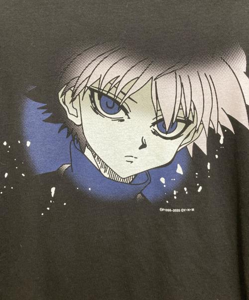 HUNTER×HUNTER（ハンター×ハンター）HUNTER×HUNTER (ハンター×ハンター) GEEKS RULE (ギークスルール) シルクスクリーン アニメTee ブラック サイズ:XLの古着・服飾アイテム