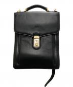 BALENCIAGA×ACEバレンシアガ×エース）の古着「BBロゴ フラップショルダーバッグ」｜ブラック