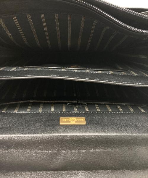 BALENCIAGA（バレンシアガ）BALENCIAGA (バレンシアガ) ACE (エース) BBロゴ フラップショルダーバッグ ブラックの古着・服飾アイテム