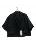 journal standard L'essage（ジャーナルスタンダード レサージュ）の古着「ヘンプリネンショートジャケット」｜ブラック
