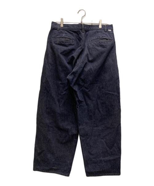 Graphpaper（グラフペーパー）Graphpaper (グラフペーパー) Colorfast Denim Two Tuck Pants インディゴ サイズ:SIZE 2の古着・服飾アイテム
