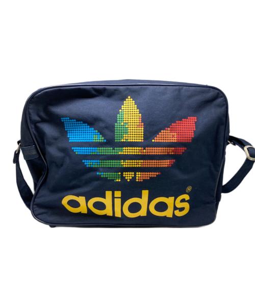 adidas（アディダス）adidas (アディダス) 80's ラスタトレフォイルスクールバッグ ネイビーの古着・服飾アイテム