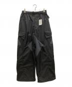 F/CE.エフシーイー）の古着「2.5 LAYER PIN TUCK WIDE TROUSERS」｜ブラック