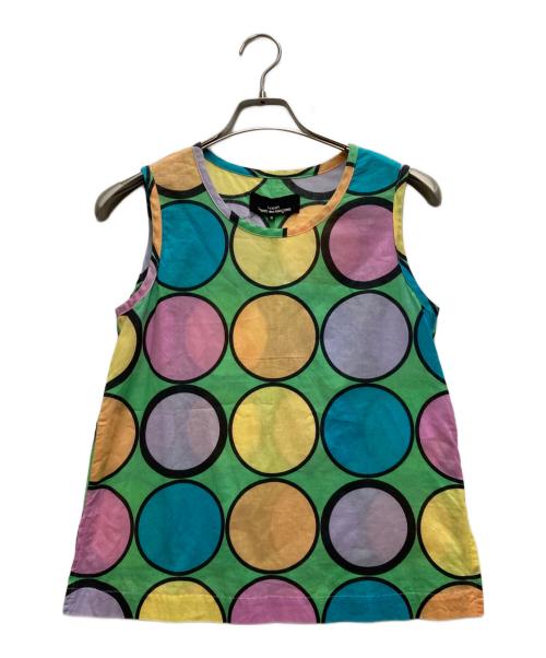 tricot COMME des GARCONS（トリココムデギャルソン）tricot COMME des GARCONS (トリココムデギャルソン) ノースリーブブラウス マルチカラー サイズ:Sの古着・服飾アイテム