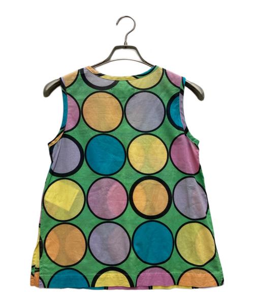 tricot COMME des GARCONS（トリココムデギャルソン）tricot COMME des GARCONS (トリココムデギャルソン) ノースリーブブラウス マルチカラー サイズ:Sの古着・服飾アイテム