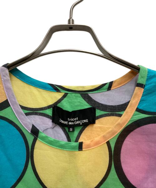 tricot COMME des GARCONS（トリココムデギャルソン）tricot COMME des GARCONS (トリココムデギャルソン) ノースリーブブラウス マルチカラー サイズ:Sの古着・服飾アイテム