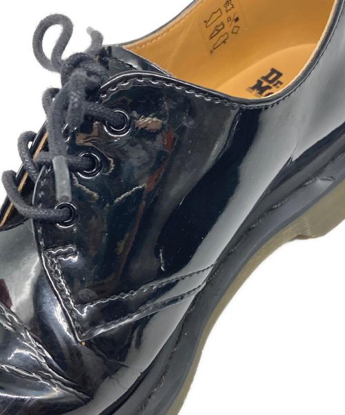 Dr.Martens（ドクターマーチン）Dr.Martens (ドクターマーチン) パテント3ホールシューズ ブラック サイズ:US 7 Lの古着・服飾アイテム