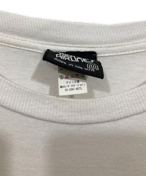 SANTA MONICA AIRLINE（サンタモニカエアライン）SANTA MONICA AIRLINE (サンタモニカエアライン) SMA ロゴＴシャツ ホワイト サイズ:Mの古着・服飾アイテム